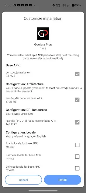 Screenshot of Goojara