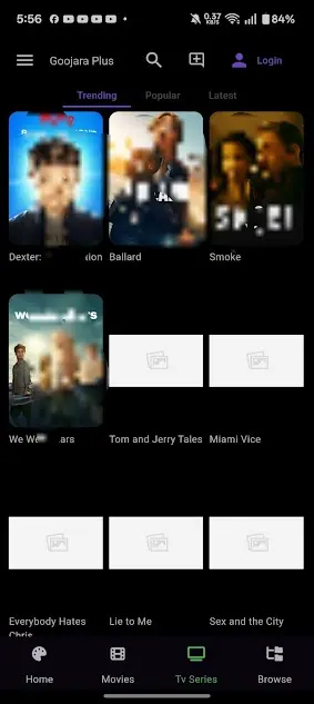 Screenshot of Goojara Download